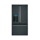 Cafe Counter-depth 22.2-cu ft Smart French Door Refrigerator with Ice Maker, Water and Ice Dispenser (Matte Black) ENERGY STAR "CYE22TP3MD1"