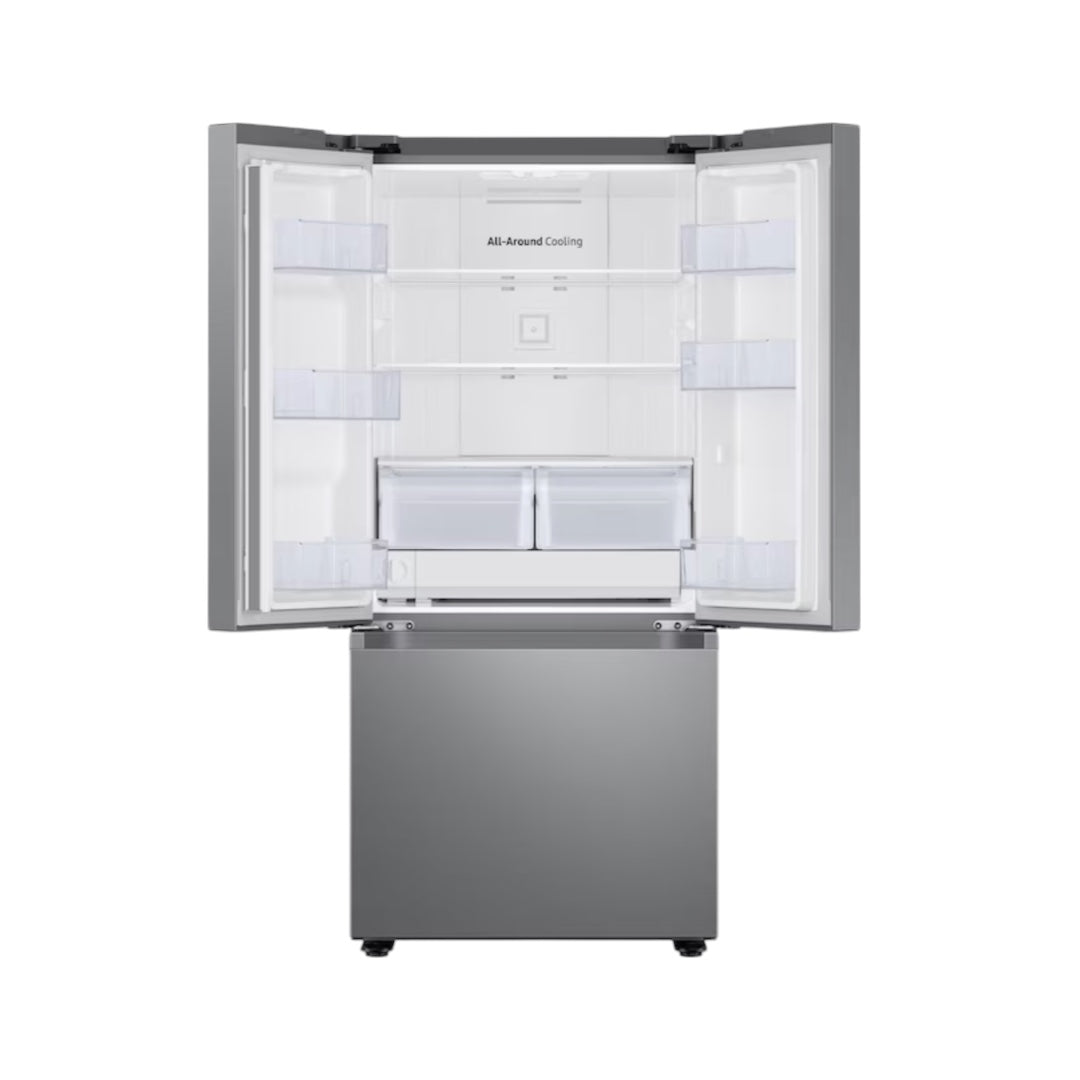 Samsung 22-cu ft Smart French Door Refrigerator with Ice Maker and Water dispenser (Fingerprint Resistant Stainless Steel) ENERGY STAR "RF22A4221SR"