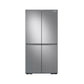 Samsung Counter Depth 4-Door Flex Smart Refrigerator with 22.8 cu. ft. Capacity, Beverage Center, Dual Ice Maker, FlexZone, FlexCrisper, Triple Cooling System, Wi-Fi Enabled (Fingerprint Resistant Stainless Steel) "RF23A9671SR"