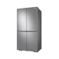 Samsung Counter Depth 4-Door Flex Smart Refrigerator with 22.8 cu. ft. Capacity, Beverage Center, Dual Ice Maker, FlexZone, FlexCrisper, Triple Cooling System, Wi-Fi Enabled (Fingerprint Resistant Stainless Steel) "RF23A9671SR"