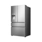 Hisense PureFlat 25.6-cu ft 4-Door Smart French Door Refrigerator with Ice Maker, Water and Ice Dispenser (Stainless Steel) ENERGY STAR "HRM260N6TSE"