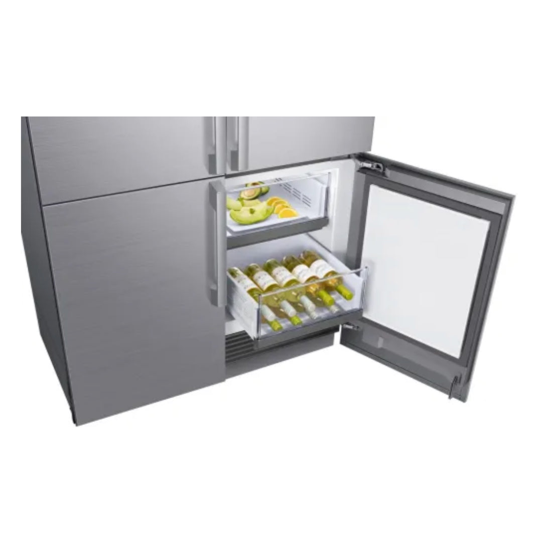 Dacor 42 Inch Built-In 4 Door French Door Refrigerator with 23.5 Cu. Ft. Total Capacity, Internal Water Dispenser, Ice Maker, Triple Cooling, FreshZone™ Plus Compartment, FreshZone™ Drawer, Sabbath Mode, and ENERGY STAR "DRF425300AP"