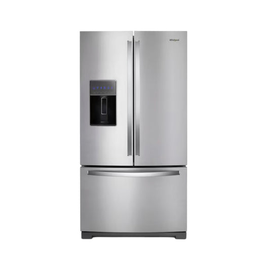 Whirlpool Large 26.8-cu ft French Door Refrigerator with Dual Ice Maker, Water and Ice Dispenser (Fingerprint Resistant Stainless Steel) ENERGY STAR "WRF767SDHZ"