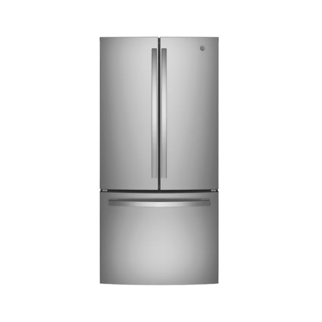 GE 24.8-cu ft French Door Refrigerator with Ice Maker and Water dispenser (Stainless Steel) ENERGY STAR "GNE25JYKFS"