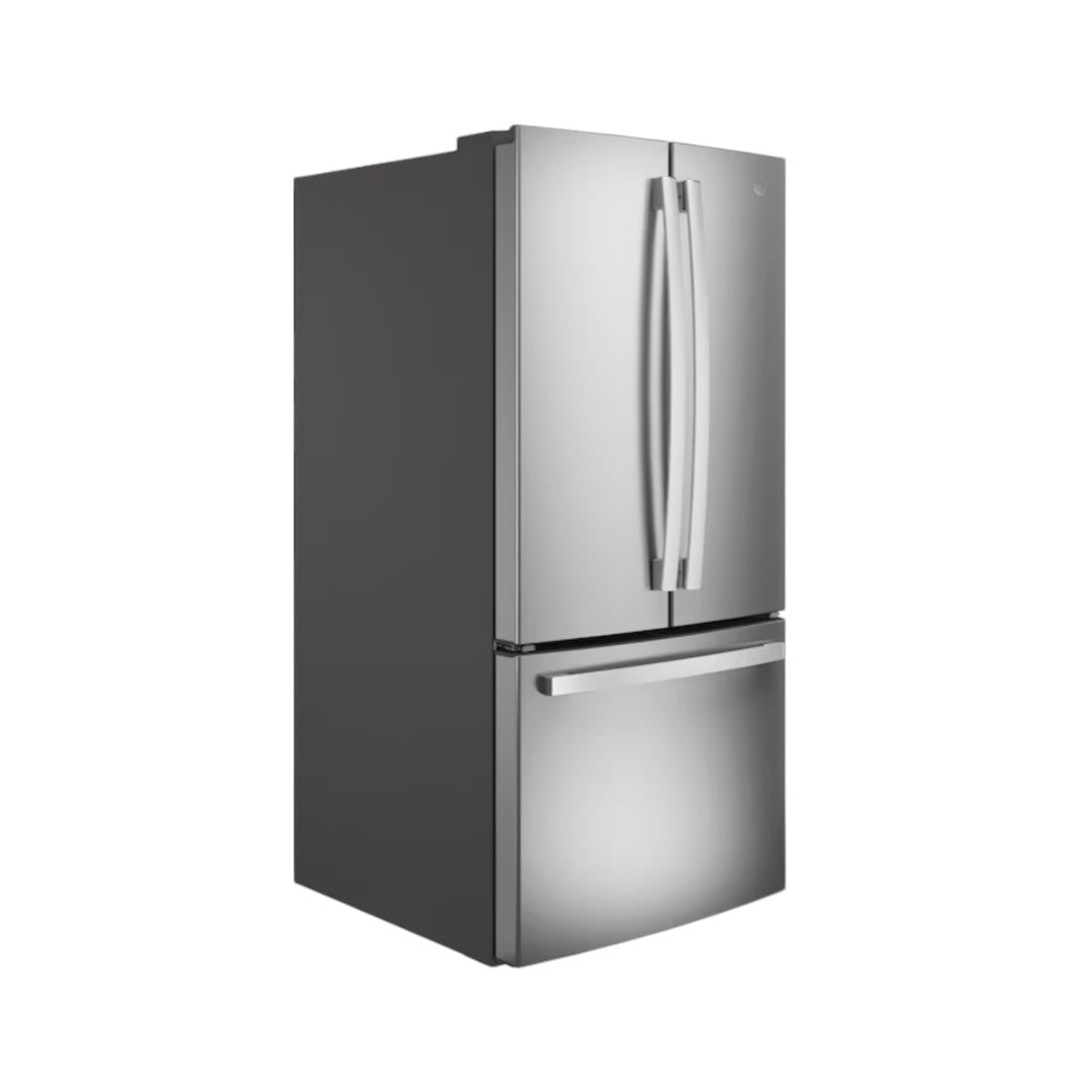 GE 24.8-cu ft French Door Refrigerator with Ice Maker and Water dispenser (Stainless Steel) ENERGY STAR "GNE25JYKFS"