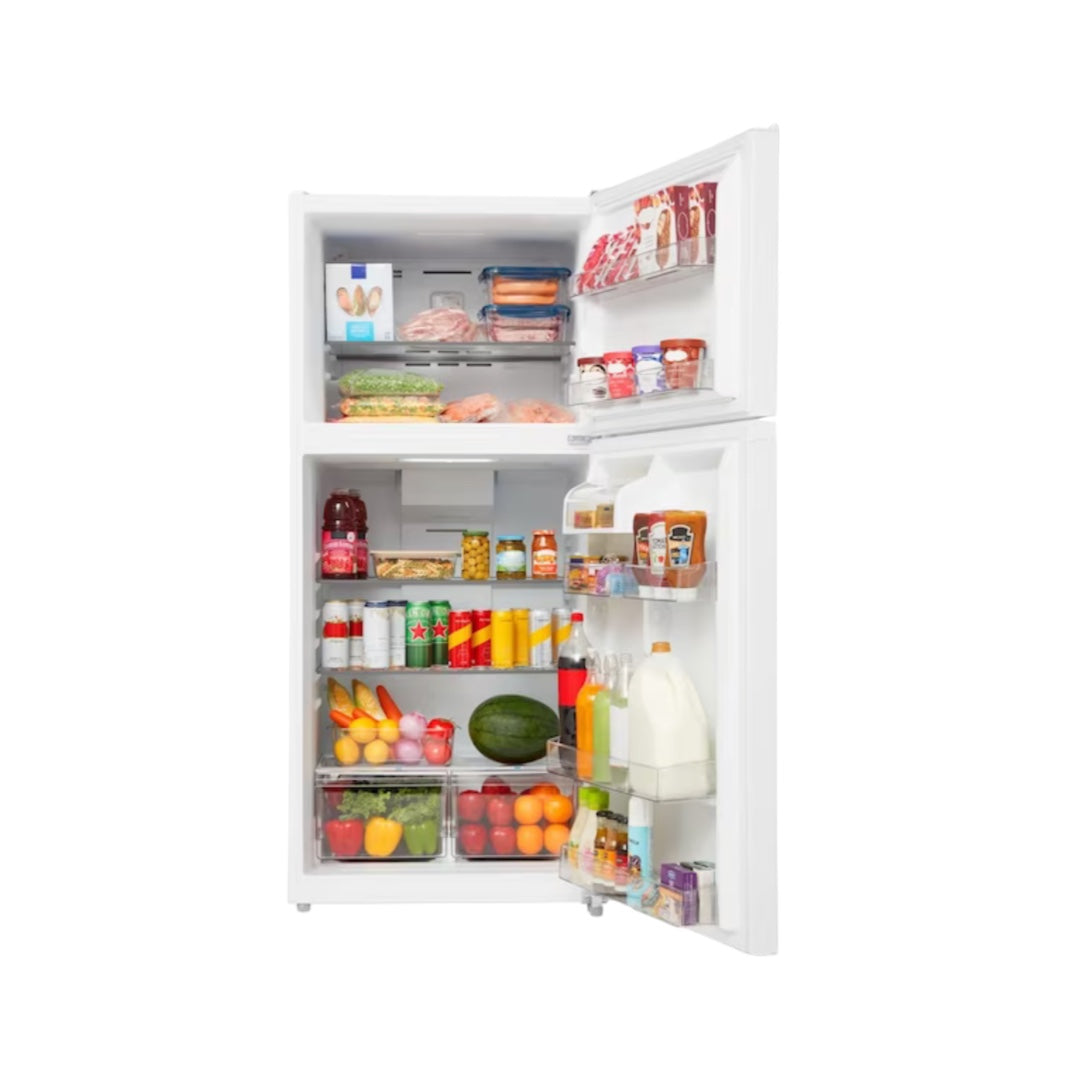 Midea 18.1-cu ft Top-Freezer Refrigerator (White) Garage Ready ENERGY STAR "MRT18D3BWW"