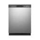 GE Dry Boost 24-in Front Control Built-In Dishwasher (Stainless Steel) ENERGY STAR, 59-dBA Standard Sound Level "GDF510PSRSS"