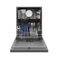 GE Dry Boost 24-in Front Control Built-In Dishwasher (Stainless Steel) ENERGY STAR, 52-dBA Standard Sound Level "GDF550PSRSS"