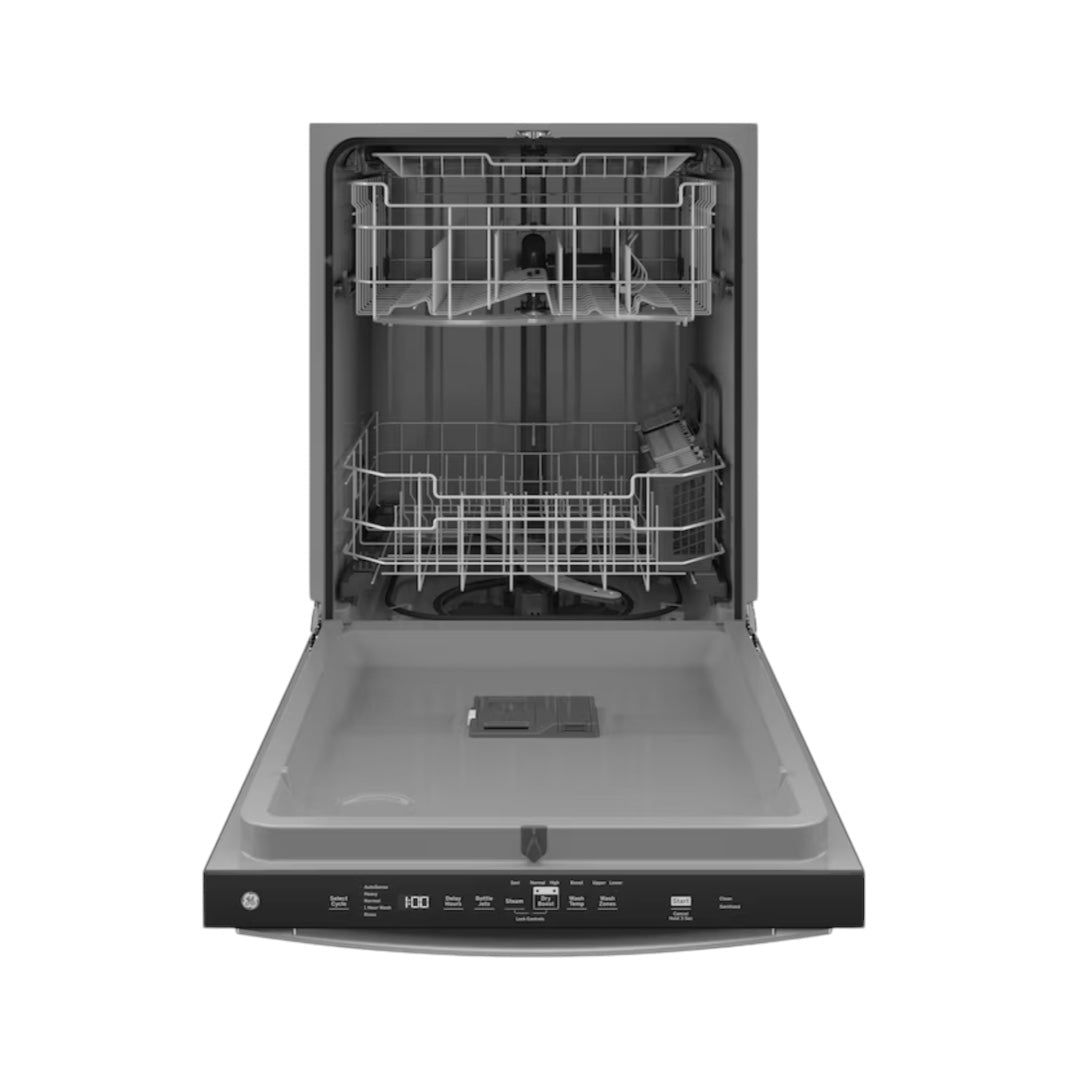 GE Dry Boost 24-in Top Control Built-In Dishwasher With Third Rack (Fingerprint-resistant Stainless Steel) ENERGY STAR, 50-dBA Very Quiet Sound Level "GDT630PYRFS"