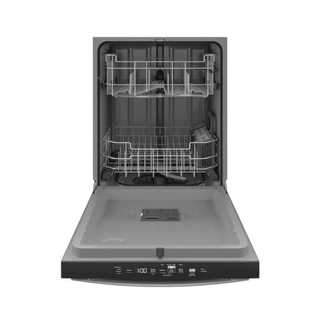 GE Dry Boost 24-in Top Control Built-In Dishwasher (Fingerprint-resistant Stainless Steel) ENERGY STAR, 52-dBA Standard Sound Level "GDT550PYRFS"